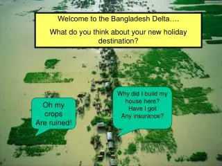 Welcome to the Bangladesh Delta…. What do you think about your new holiday destination?