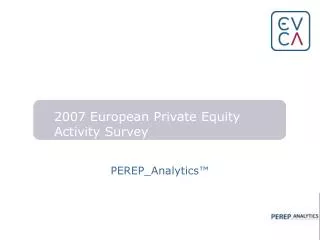 2007 European Private Equity Activity Survey