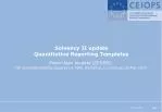 Solvency II update Quantitative Reporting Templates - slide 1