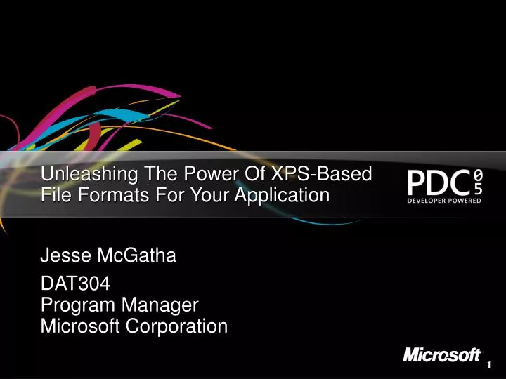 unleashing the power of xps based file formats for your application