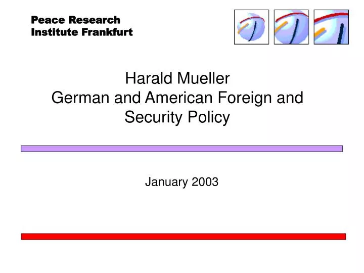 harald mueller german and american foreign and security policy
