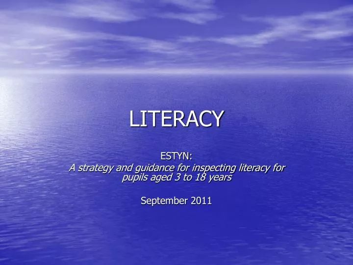 literacy