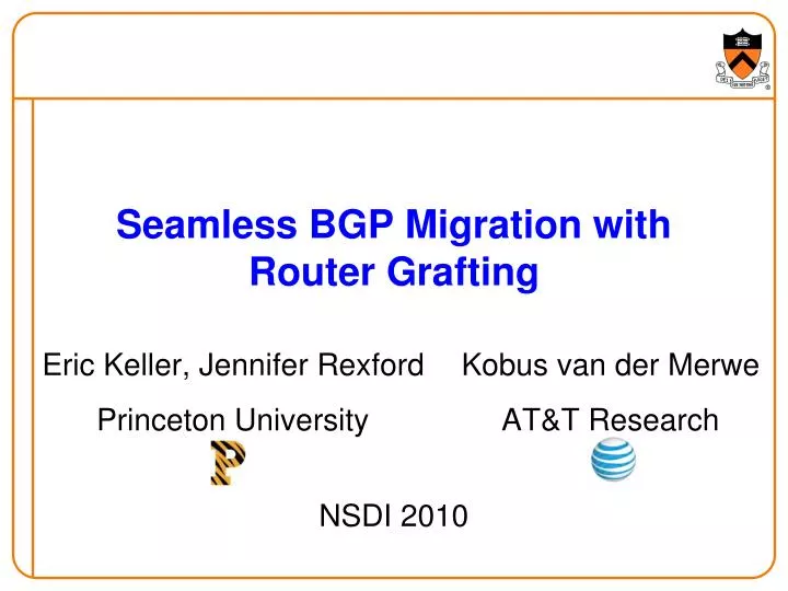 seamless bgp migration with router grafting