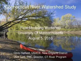 Connecticut River Watershed Study