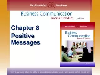 Chapter 8 Positive Messages