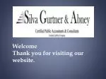 Silva Gurtner & Abney - slide 1