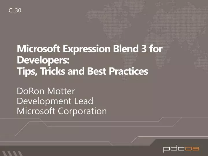microsoft expression blend 3 for developers tips tricks and best practices