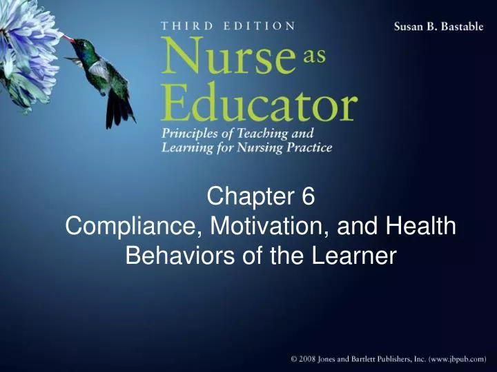 chapter 6 compliance motivation and health behaviors of the learner
