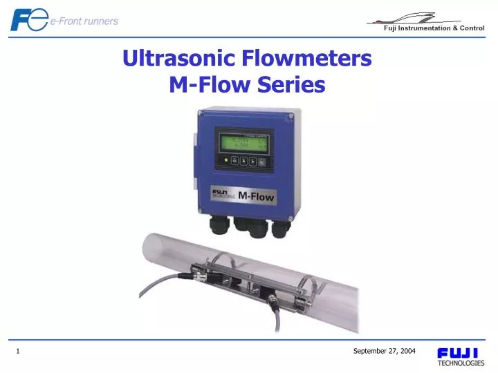 ultrasonic flowmeters m flow series