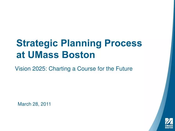strategic planning process at umass boston