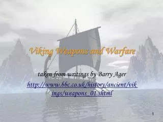 Viking Weapons and Warfare