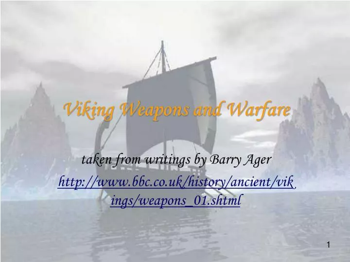 viking weapons and warfare