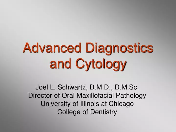 advanced diagnostics and cytology