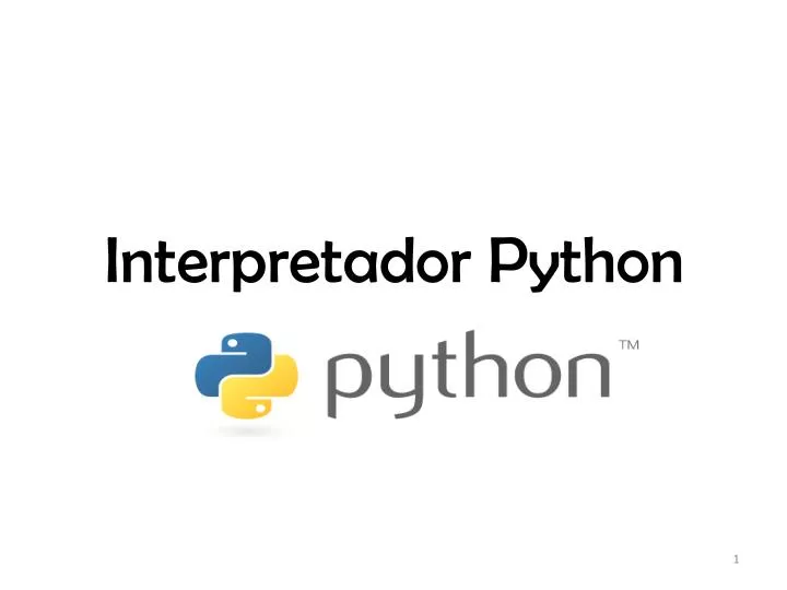 interpretador python