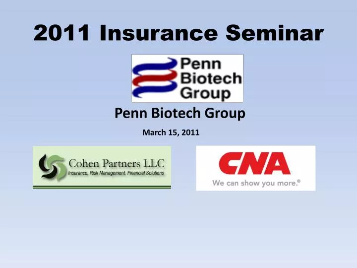 2011 insurance seminar