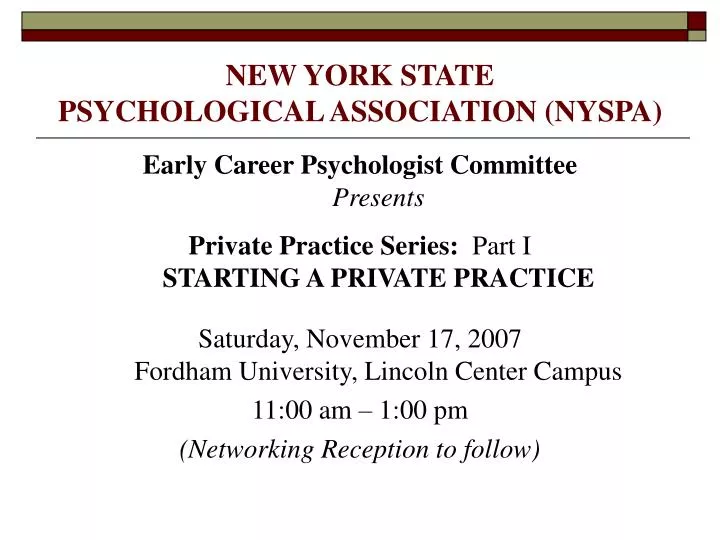 new york state psychological association nyspa