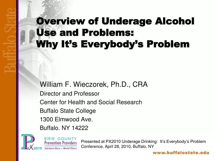 overview of underage alcohol use and problems why it s everybody s problem