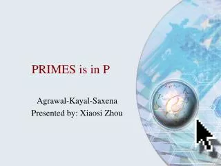 PRIMES is in P