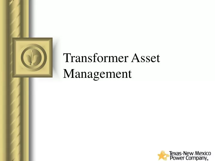 transformer asset management