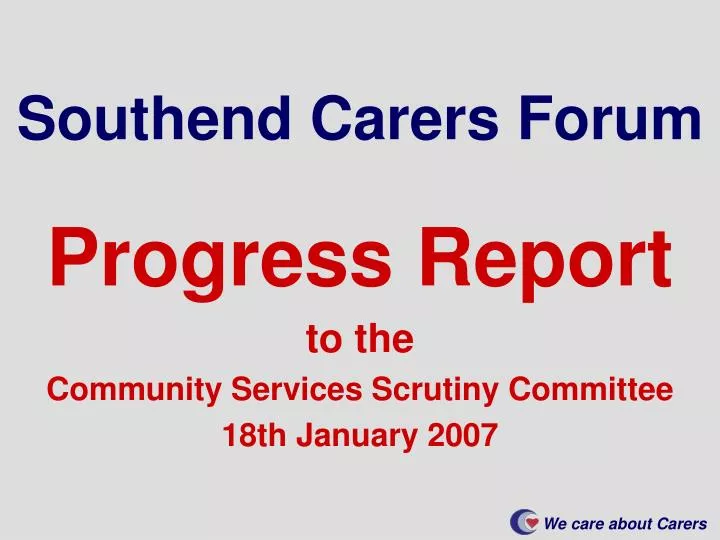 southend carers forum