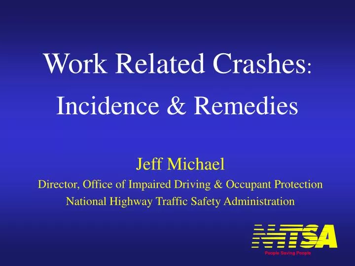 work related crashes incidence remedies