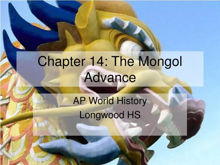 chapter 14 the mongol advance