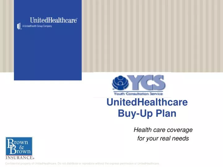 unitedhealthcare buy up plan