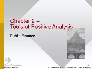 Chapter 2 – Tools of Positive Analysis