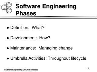 Software Engineering Phases