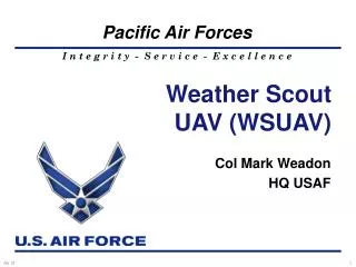 Weather Scout UAV (WSUAV)