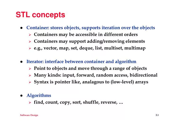stl concepts