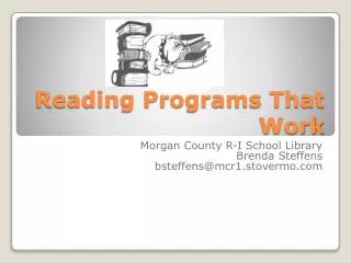 Reading Programs That Work
