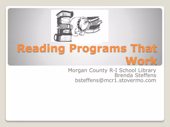 reading programs that work