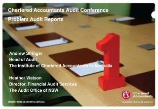 Chartered Accountants Audit Conference Problem Audit Reports