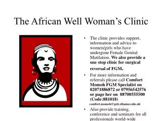 The African Well Woman’s Clinic