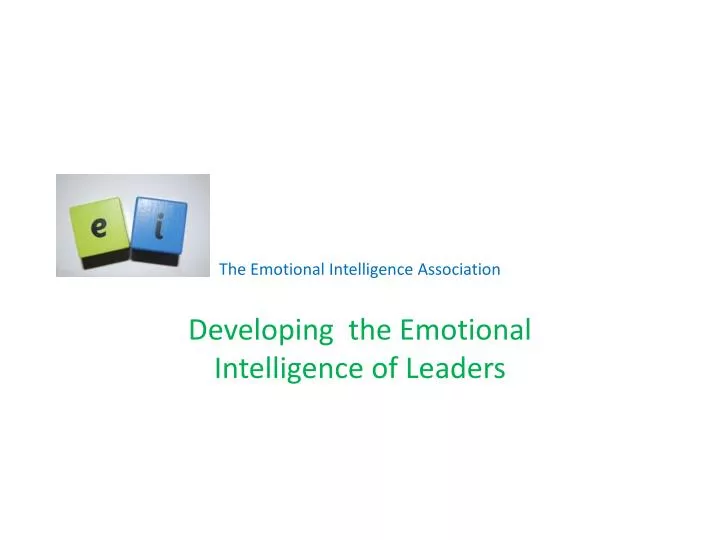 the emotional intelligence association