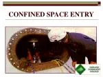 CONFINED SPACE ENTRY - slide 1