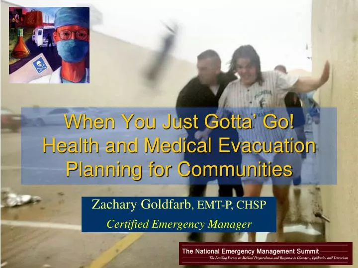 when you just gotta go health and medical evacuation planning for communities