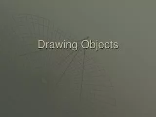 Drawing Objects
