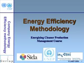 Energy Efficiency Methodology Energizing Cleaner Production Management Course