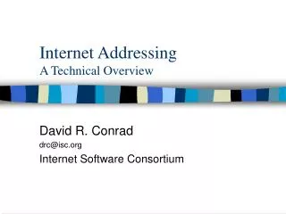 Internet Addressing A Technical Overview