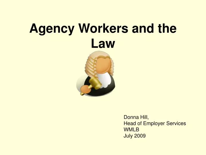 agency workers and the law
