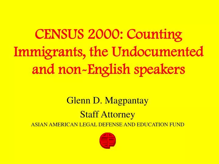census 2000 counting immigrants the undocumented and non english speakers