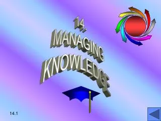 14. MANAGING KNOWLEDGE