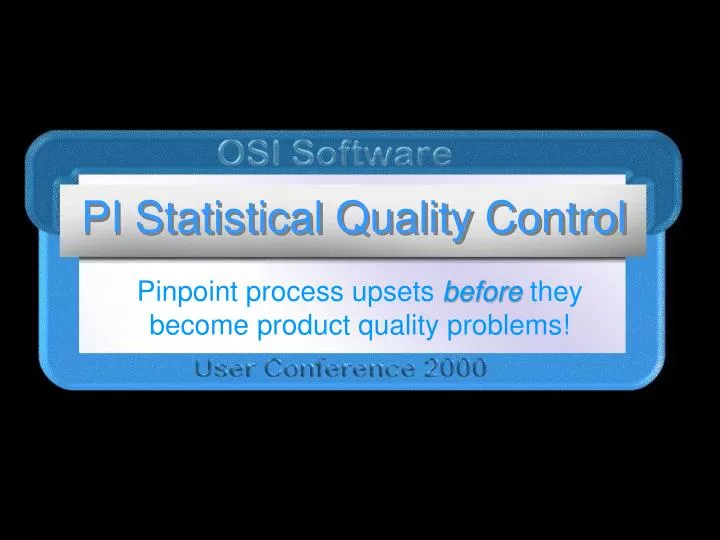 pi statistical quality control