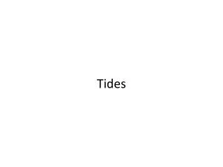 Tides