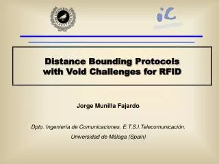 Distance Bounding Protocols with Void Challenges for RFID