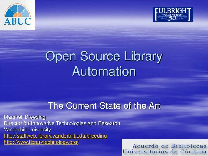 open source library automation
