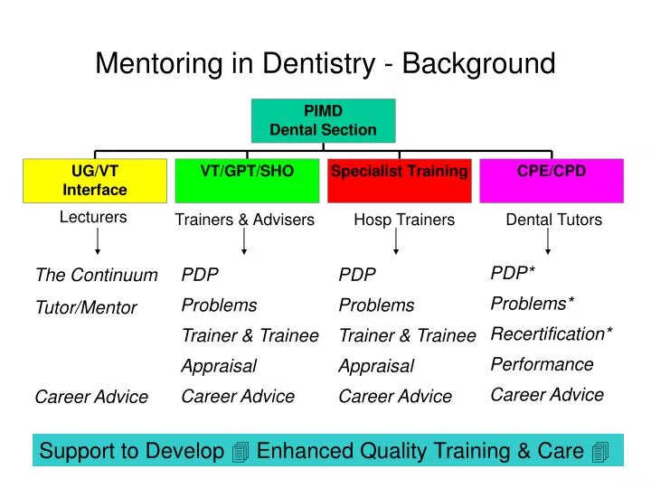 mentoring in dentistry background