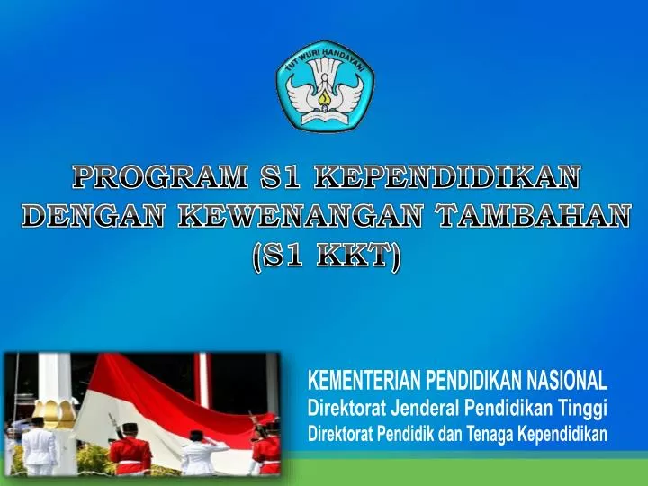 program s1 kependidikan dengan kewenangan tambahan s1 kkt